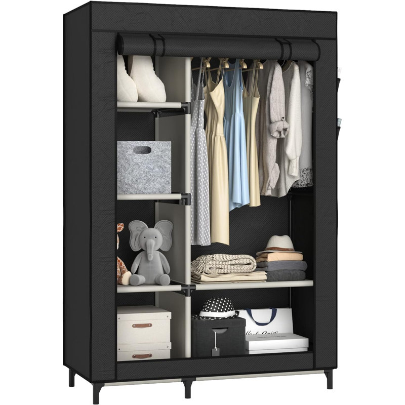 Canvas clothes wardrobe discount